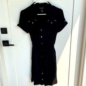 WH/BM Button Down Dress